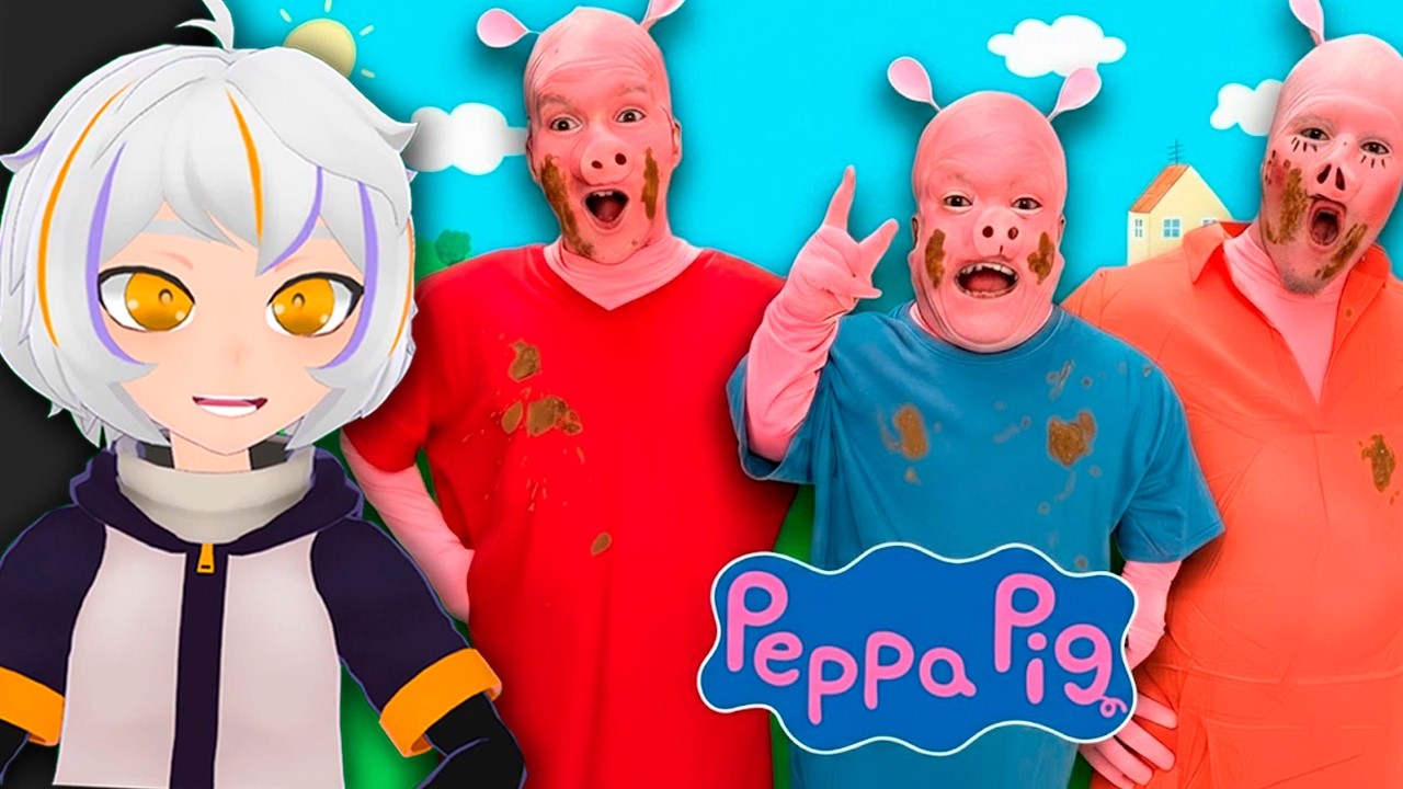 UN DIA COMO PEPPA PIG EN LA VIDA REAL | ChuyMine REACCIONA