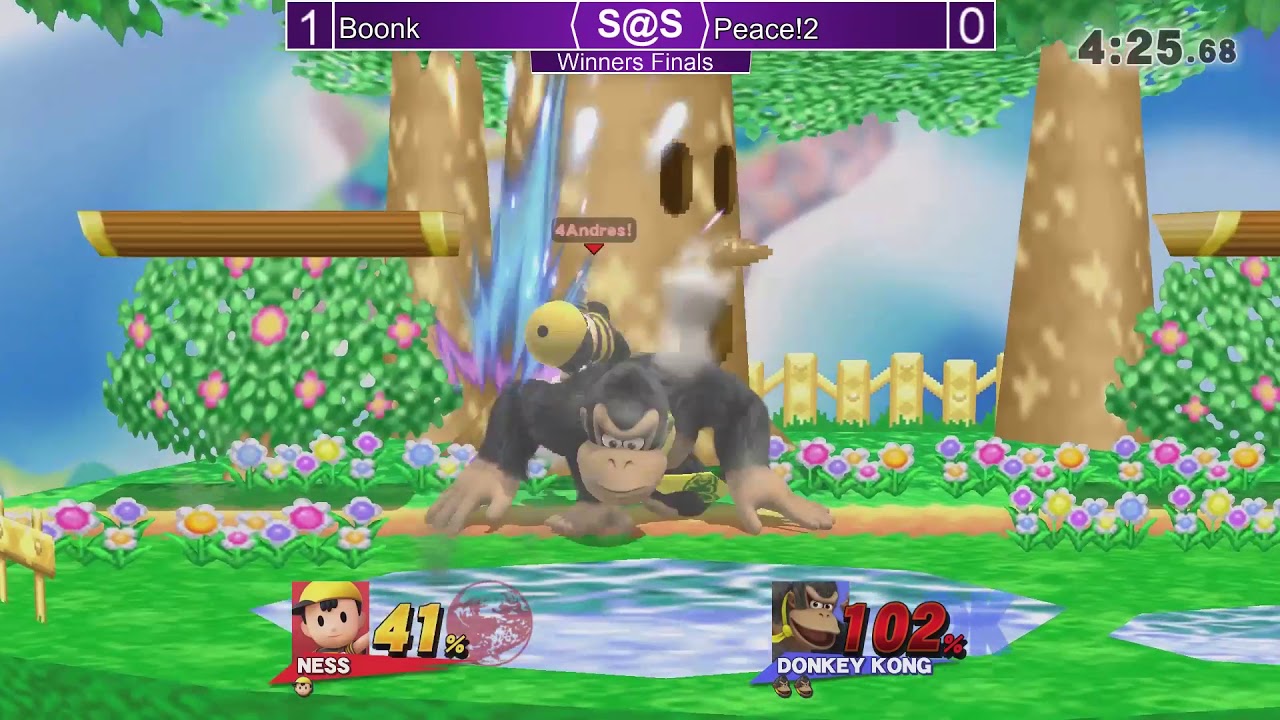 Smash@Sunken #53 - Boonk (Ness, Mario) vs Peace!2 (Donkey Kong) - Wii U Singles WF