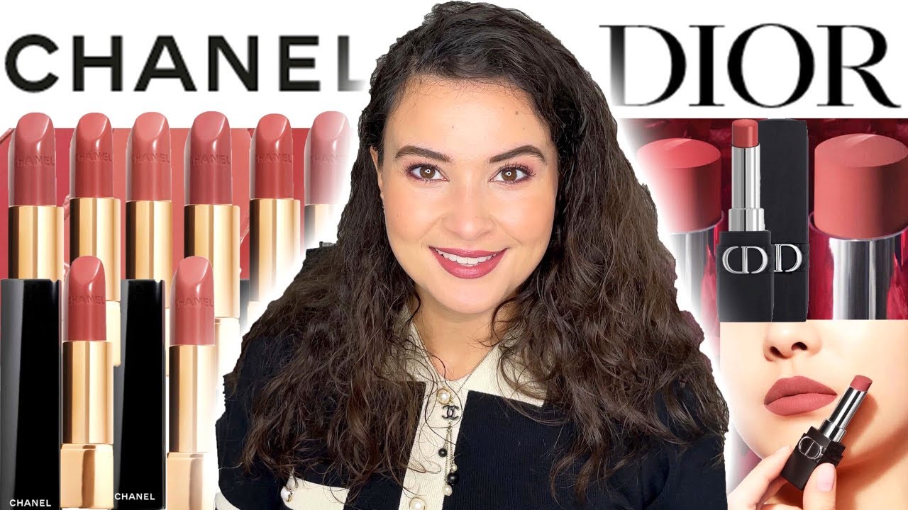 NEW Chanel VS Dior | Lipstick Roundup | Chanel Rouge Allure VS Dior Rouge Forever