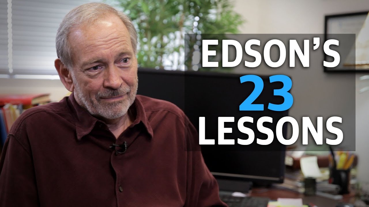 Eric Edson's Top 23 Screenwriting Lessons