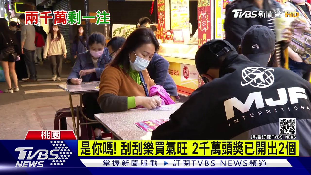 刮刮樂2千萬2人中獎 3頭獎已開出2個｜TVBS新聞