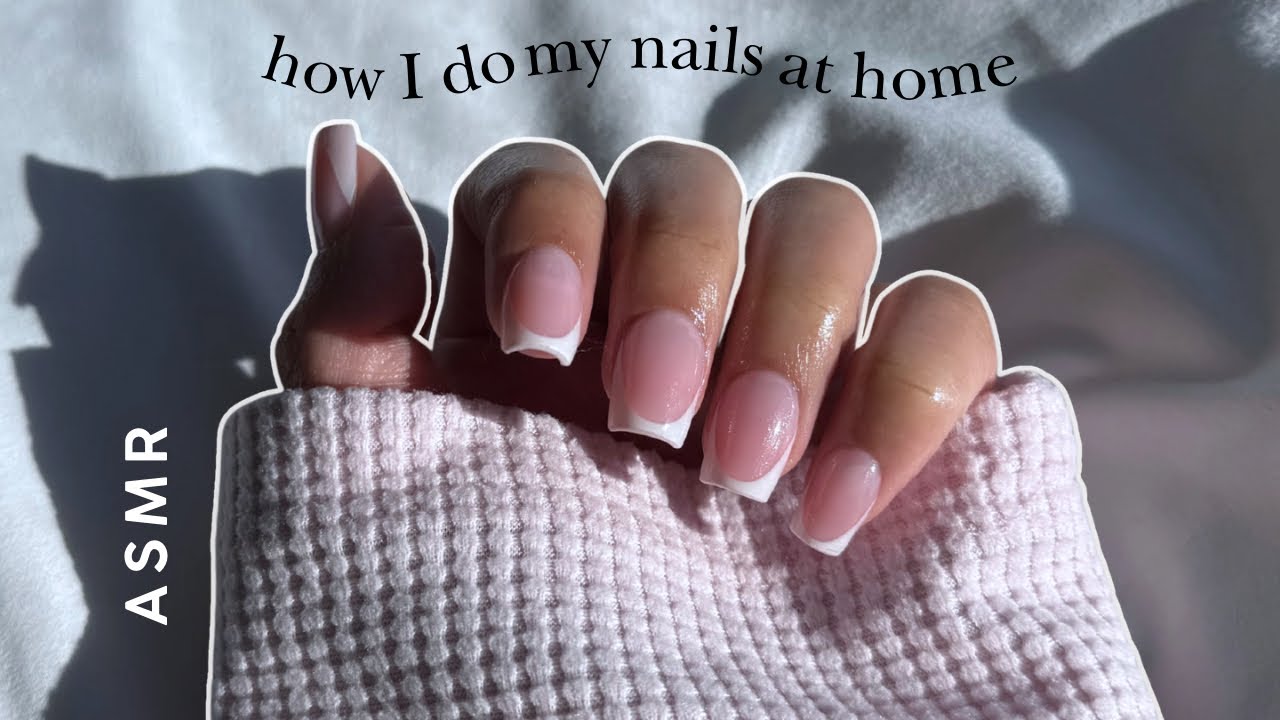 At-Home Nail Routine for Filming ASMR VIDEOS 💅🏽
