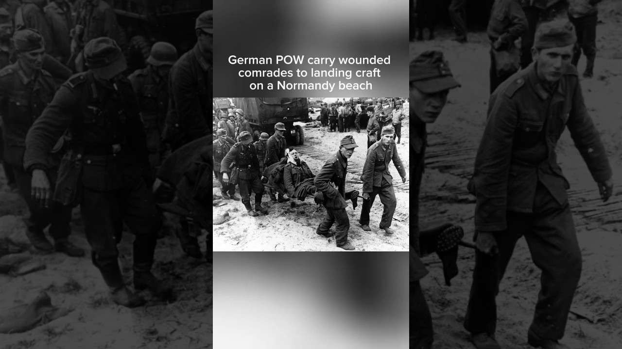 Invasion of Normandy 1944, recoloured and animated #shorts #worldwar2 #deusanimatix #france #history