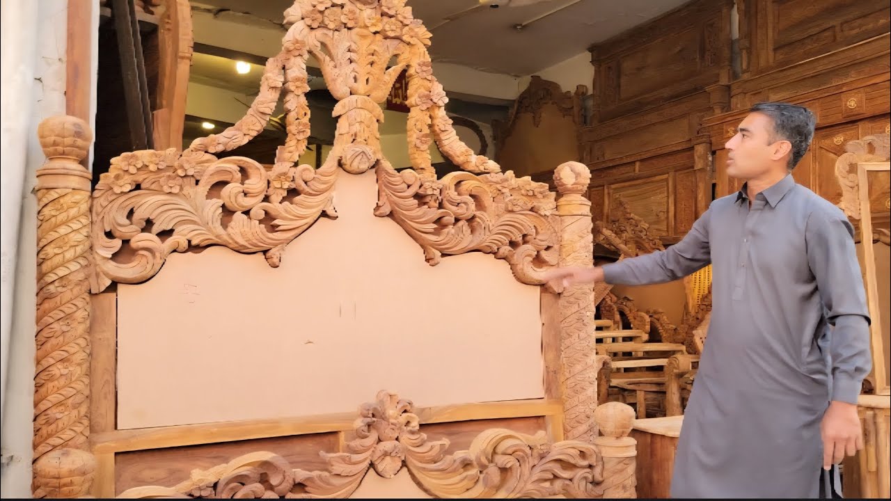 Detailed review of huge bed set | long heighten bed | Chinioty karwing 