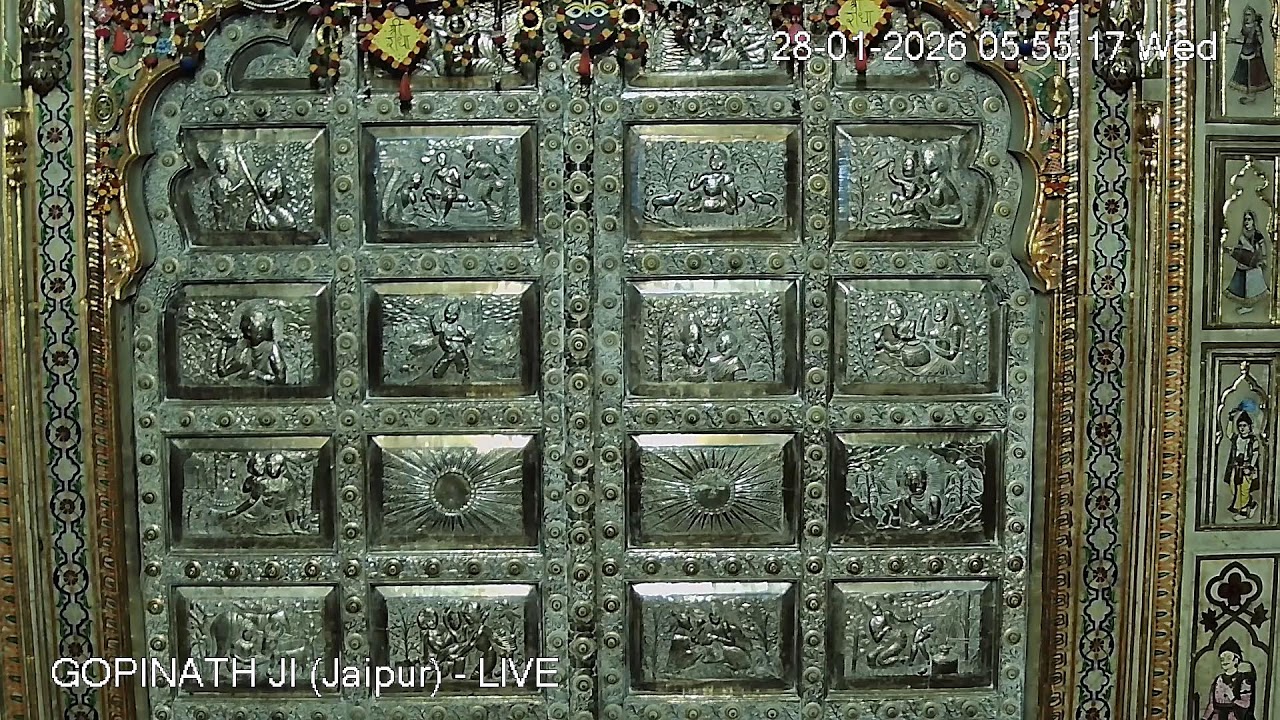 GOPINATH JI MANDIR (Jaipur) - LIVE DARSHAN (28th january 2026)