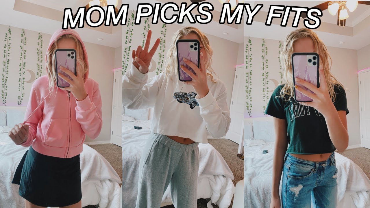 i let my mom pick my school outfits for a week...