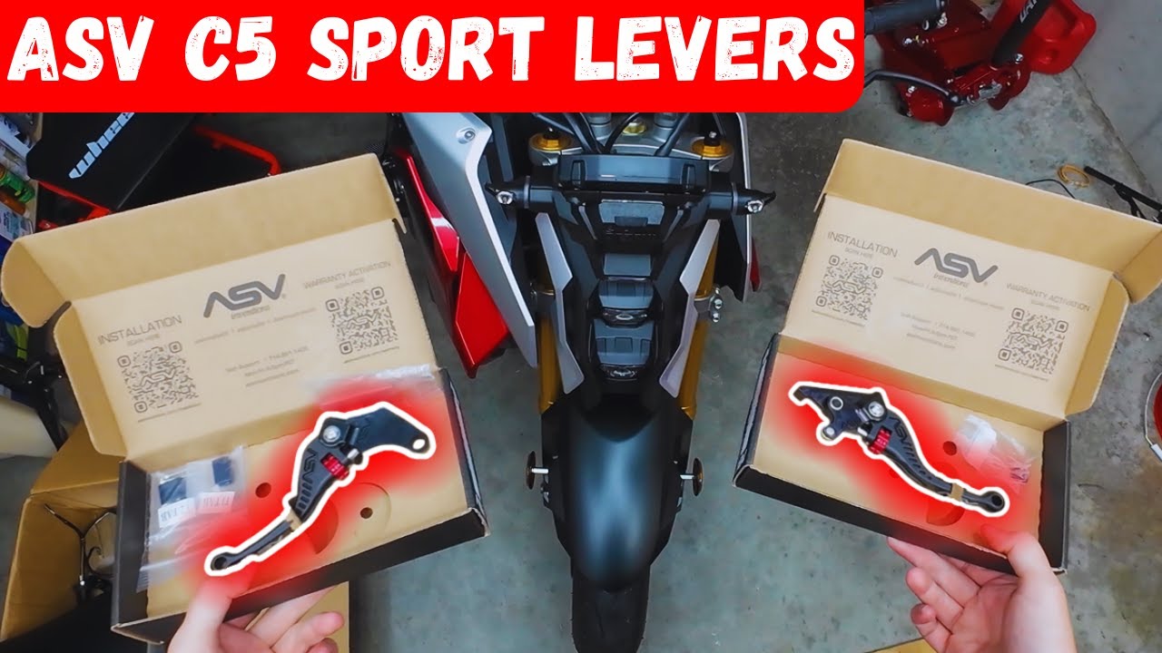 2022+ Suzuki GSX-S1000 Upgraded ASV Lever Install
