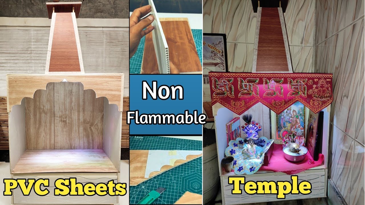 How To Make A Temple From PVC | PVC Sheets Reuse | Best Out Of Waste | Durablecrafts