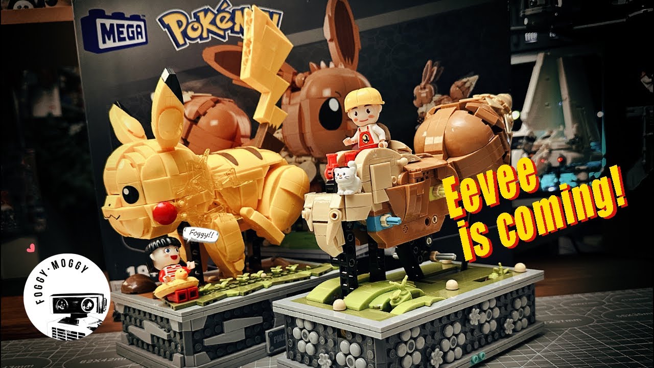 Bricks building: Today Eevee is coming! 🤗🤗🤗    Mega blocks I Pokemon I pikachu