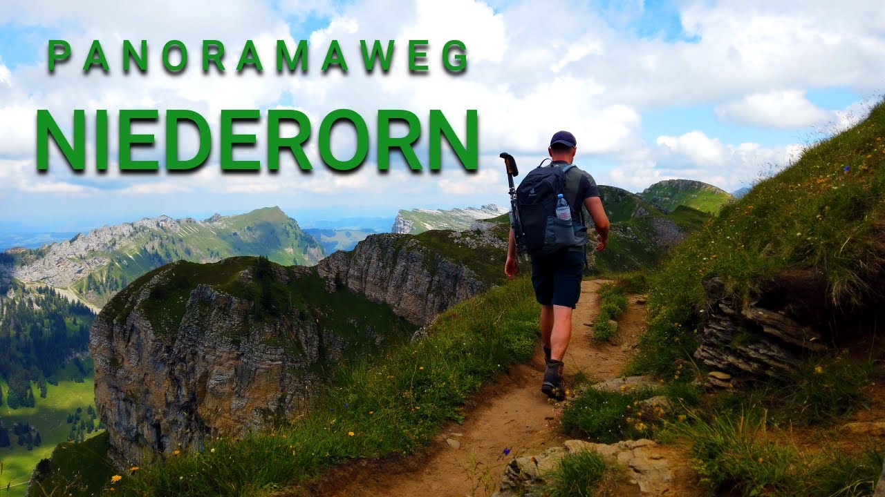 Wandern am Niederhorn Panoramaweg, Kanton Bern - Schweiz