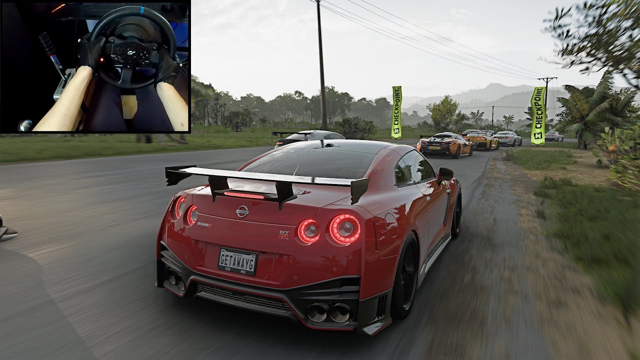 Nissan GTR Nismo (Goliath Race) - Forza Horizon 5 | Thrustmaster T300RS
