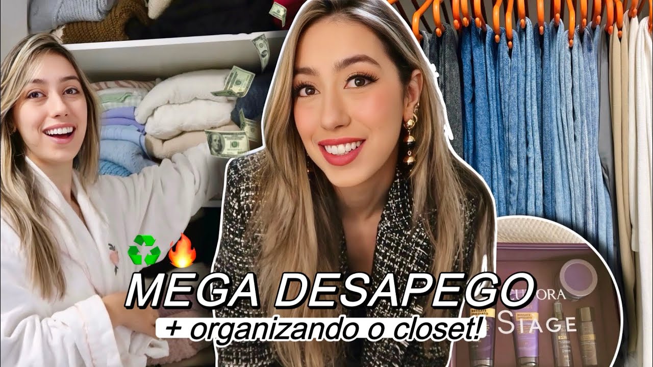 DESAPEGUEI de MUITA ROUPA, ORGANIZEI o CLOSET, CUIDADOS com LOIRO, JANTAR com MARIDO ♻️🤎 Cacá Anjos