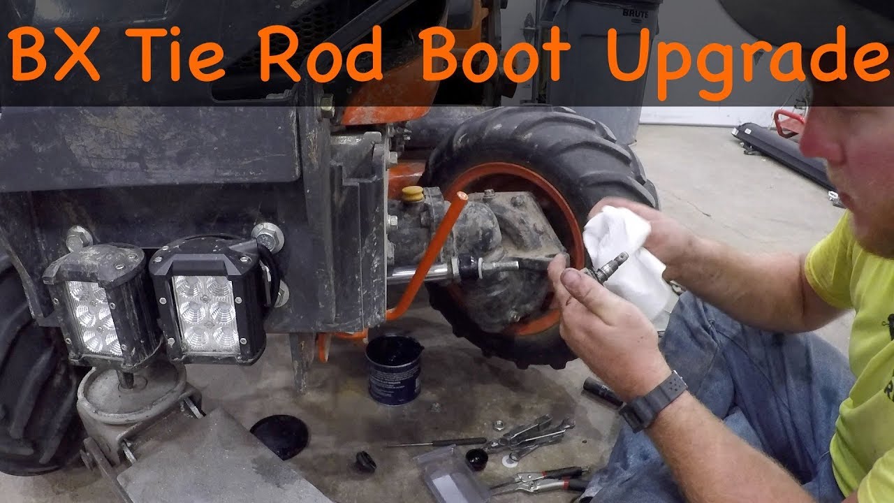 Installing Tie Rod Boots on BX23S Upgrade