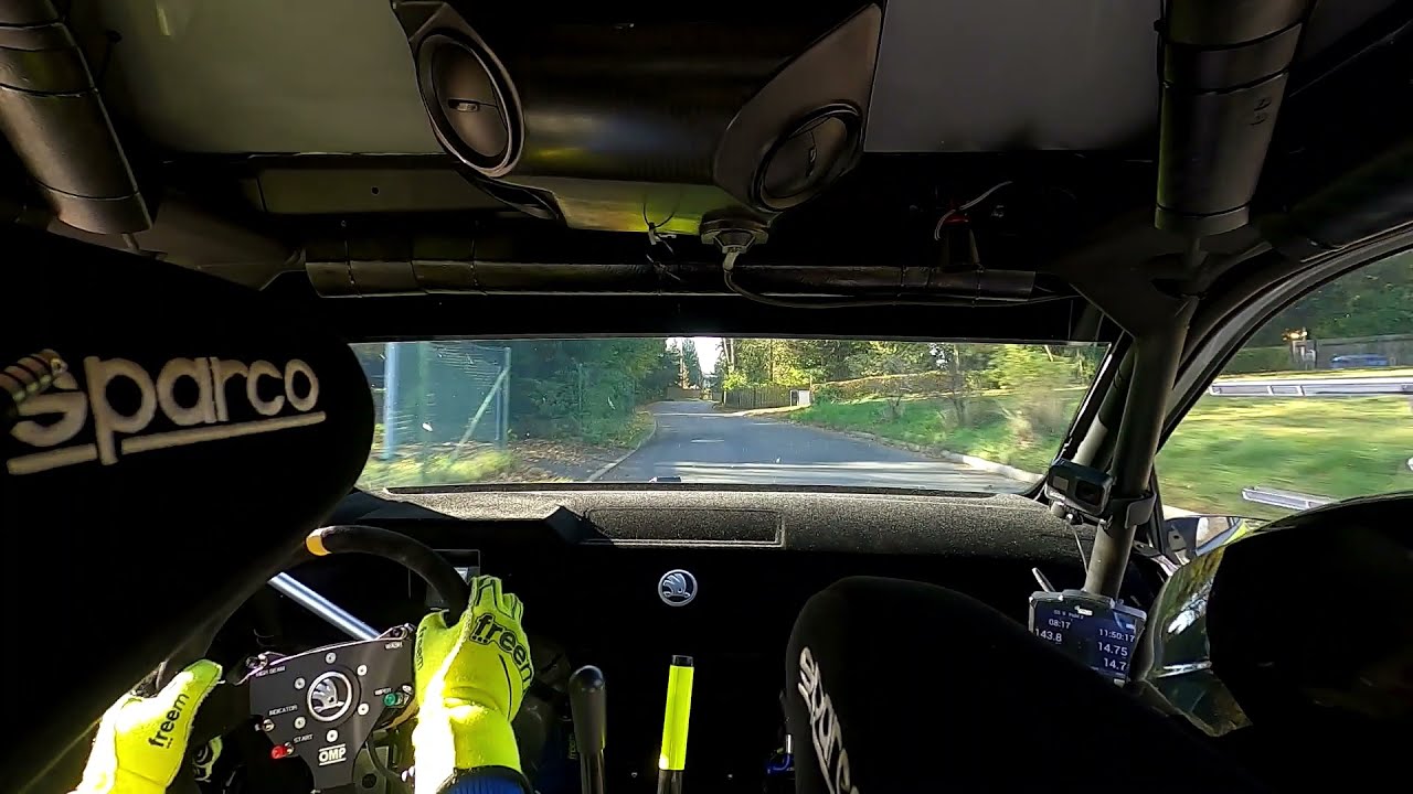 AvD Sachsen Rallye 2021 WP 8 Pöhl Geipel/ B.-Brugger Skoda Fabia R5