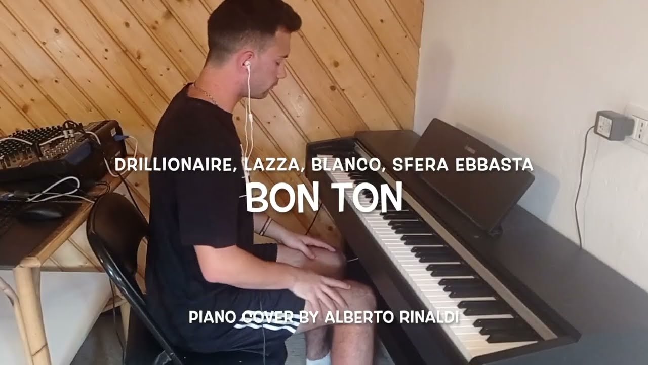 Drillionaire, Blanco, Lazza, Sfera Ebbasta - Bon Ton (Piano cover)