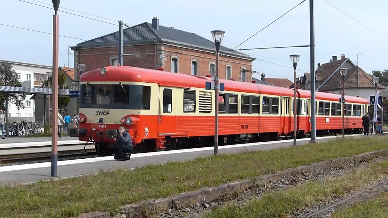 Trains et tramways du coté de Mulhouse.