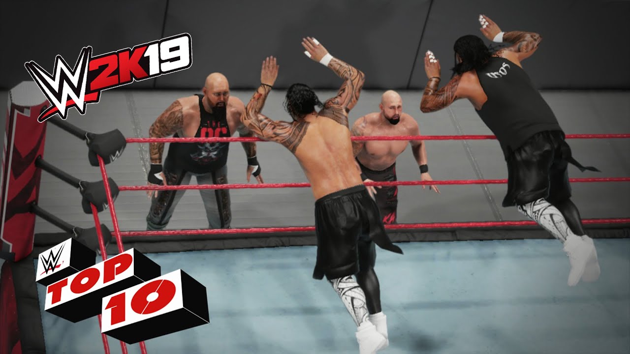 Jaw-dropping Ring Dives: WWE 2K19 Top 10