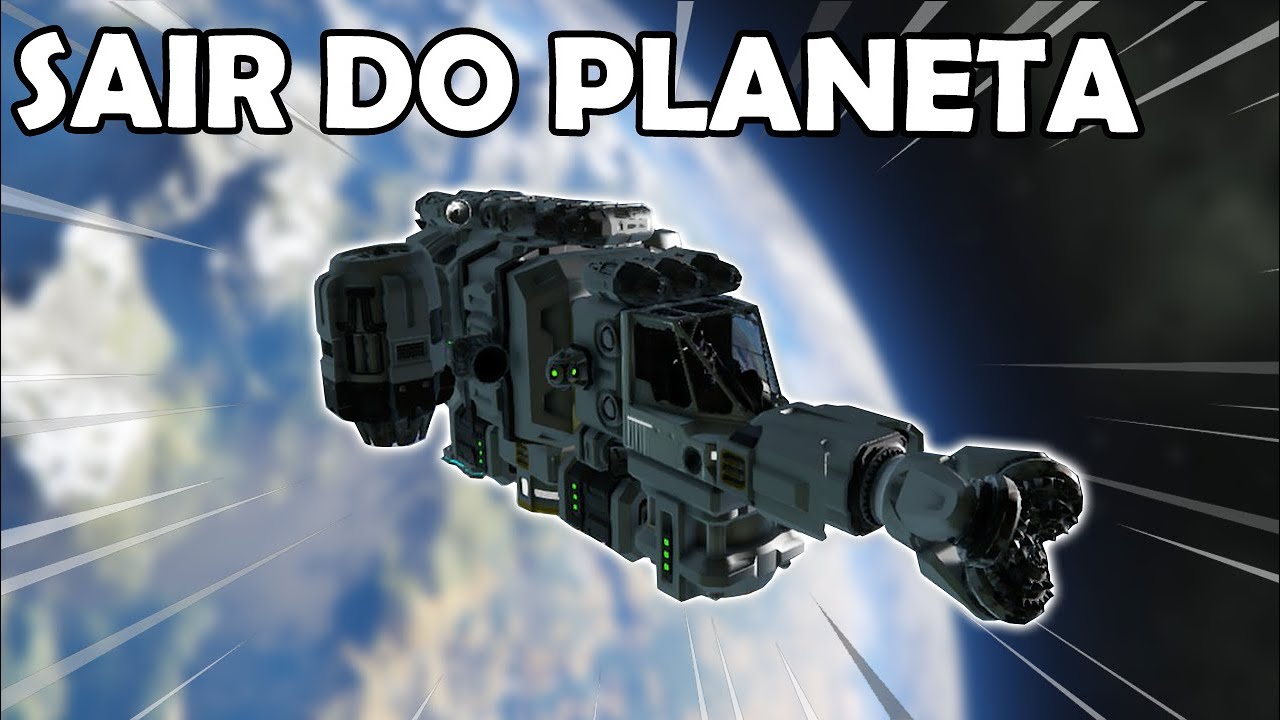 CONTRUINDO UMA NAVE SIMPLES PARA SAIR E VOLTAR DO PLANETA!!! - SPACE ENGINEERS (PT-BR)