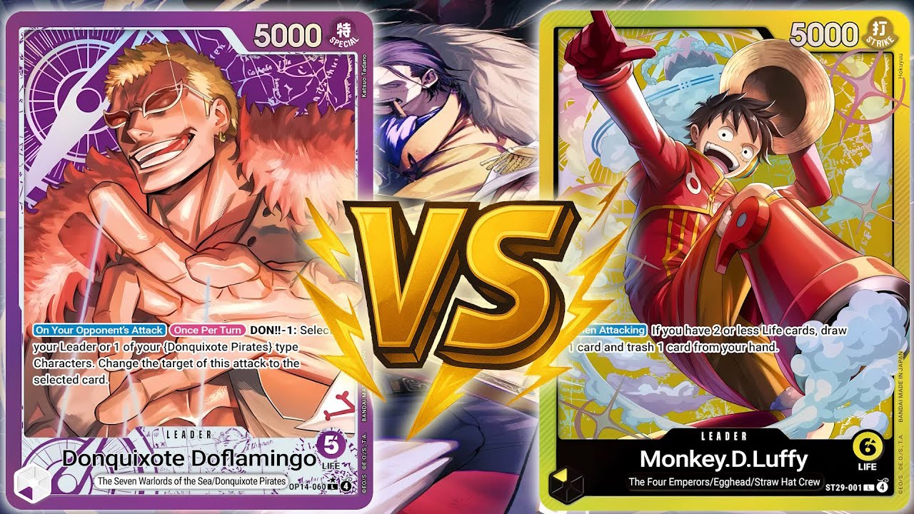 P doffie vs Y luffy | OPTCG Sim Gameplay | OP14