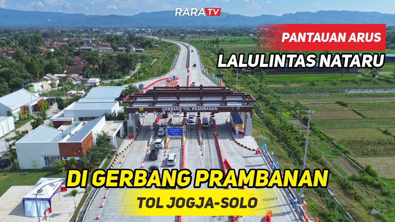 Awal Libur Nataru, Arus Lalu Lintas di Gerbang Tol Prambanan Meningkat