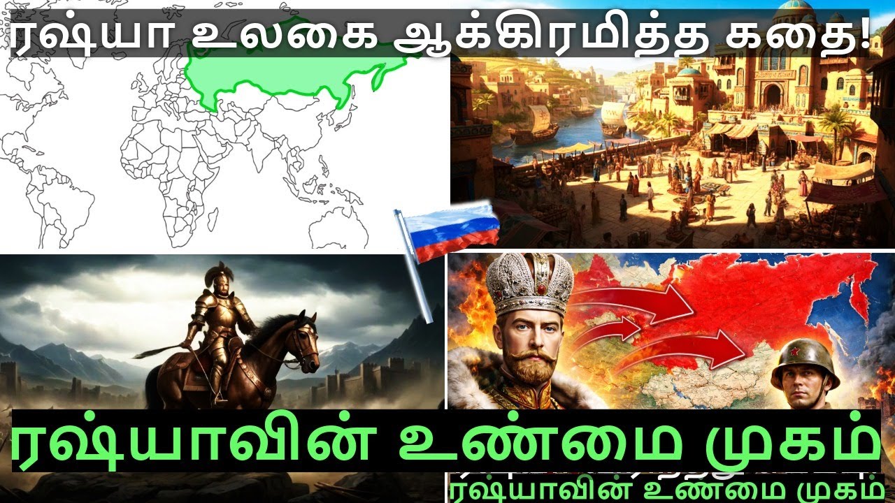 ஆசியாவிலிருந்து ஐரோப்பா வரை ரஷ்யா எப்படி விரிந்தது?ரஷ்ய வரலாறு Russia Ukraine USSR Geopolitics