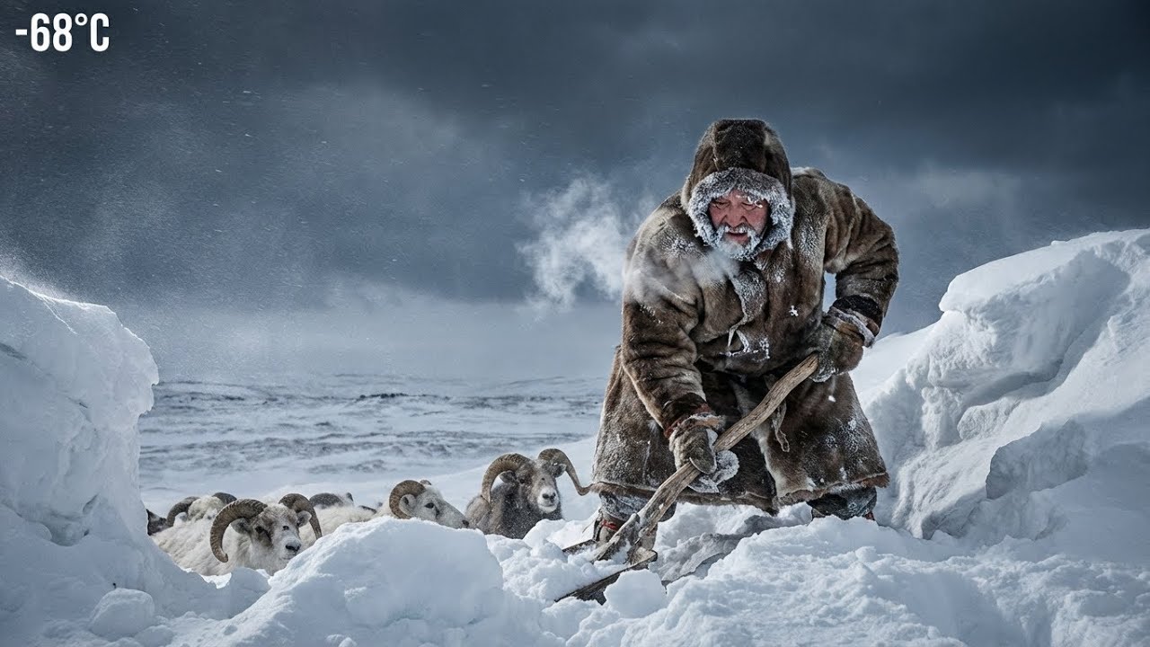 He Dug 5 Hours at −68°C to Save His Sheep