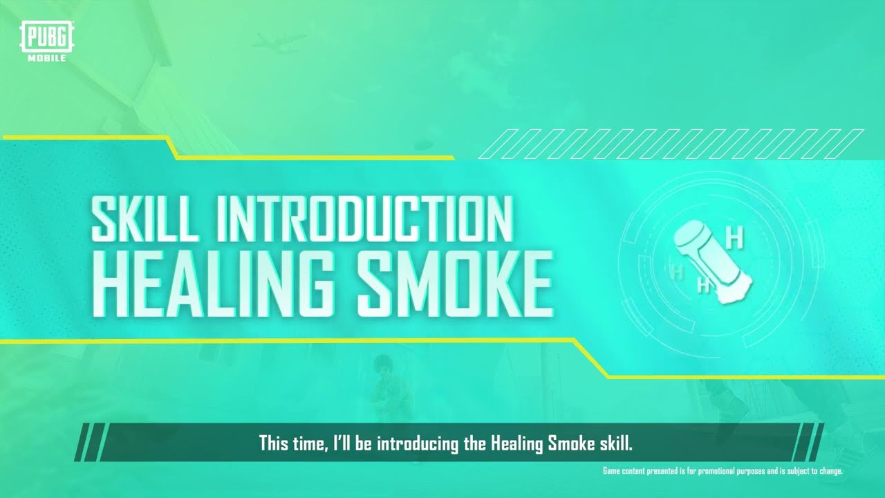 PUBG MOBILE | Skill Introduction: Healing Smoke