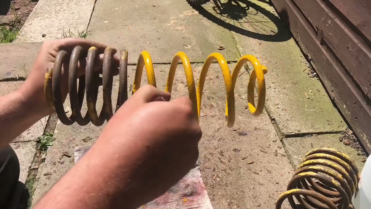 Refurbishing the Ford Fiesta ST springs