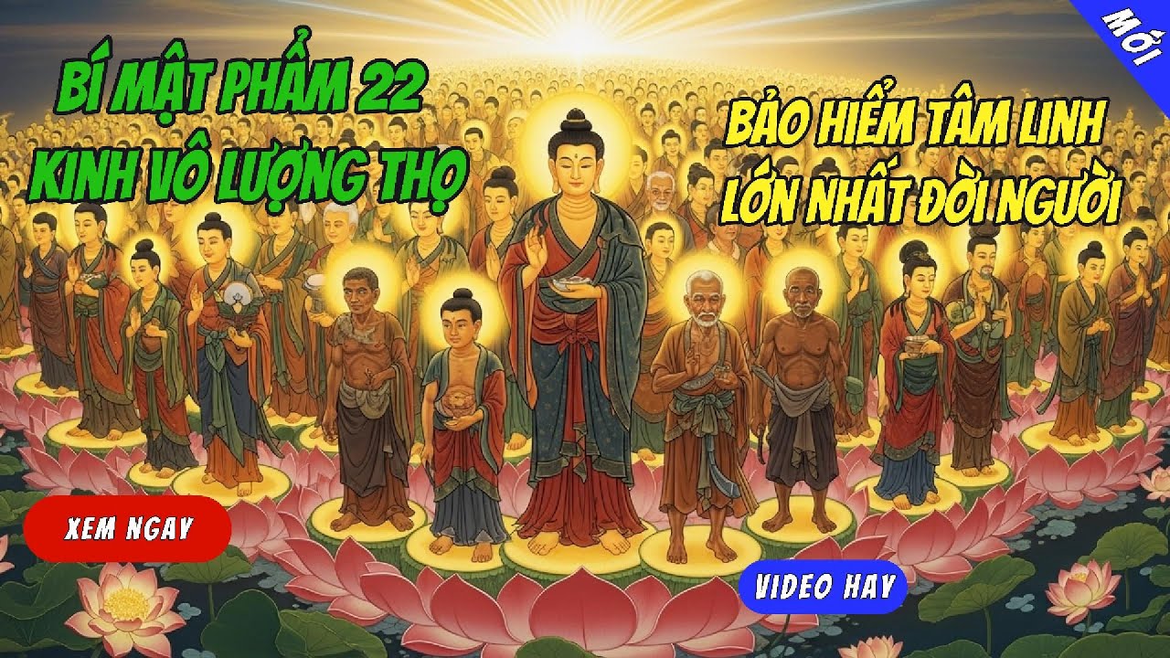 Bí Mật Phẩm 22 Kinh Vô Lượng Thọ: Bảo Hiểm Tâm Linh Lớn Nhất Đời Người