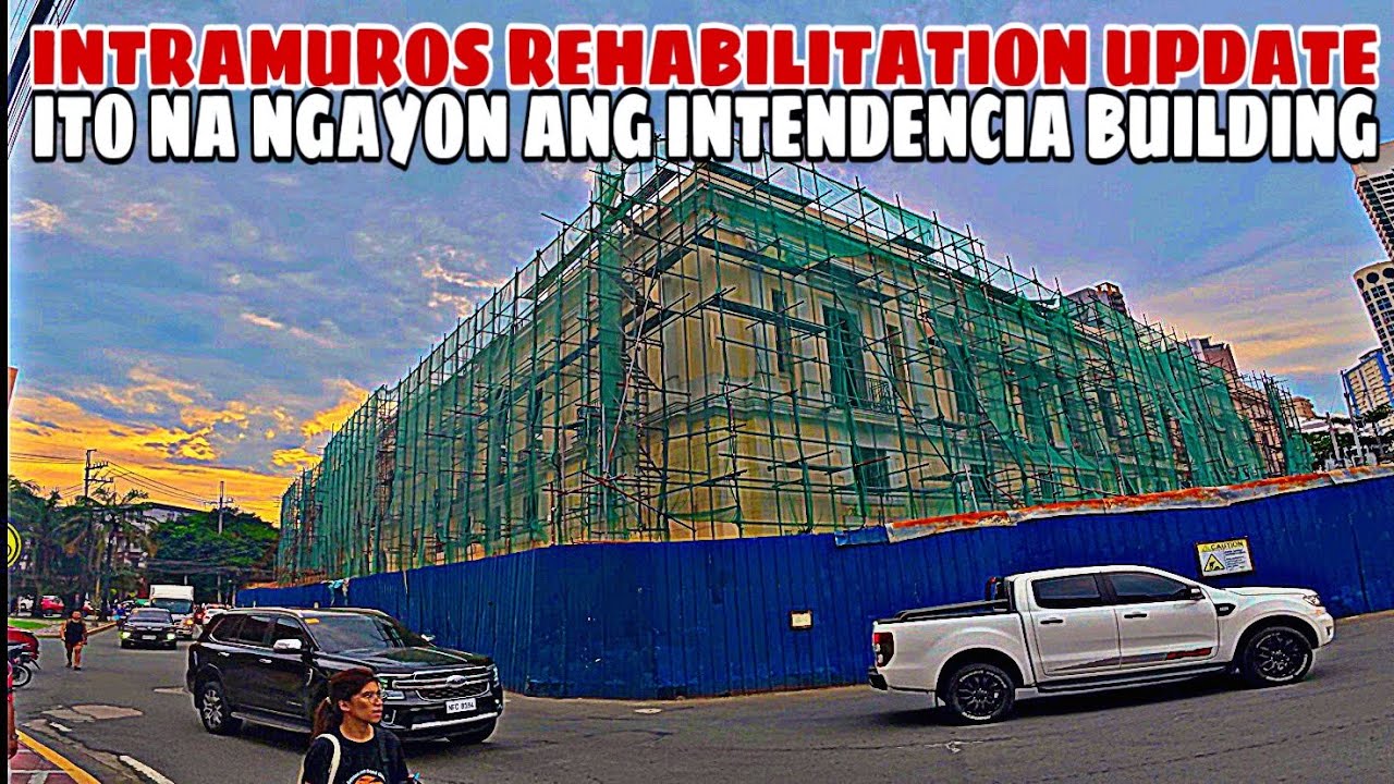 ITO NA NGAYON ANG INTENDENCIA BUILDING RESTORATION. INTRAMUROS MANILA REHABILITATION. BAGONG MAYNILA