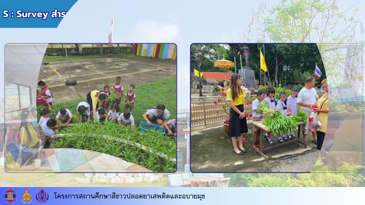 VTR สถานศึกษาสีขาวโรงเรียนวัดแสงสว่าง