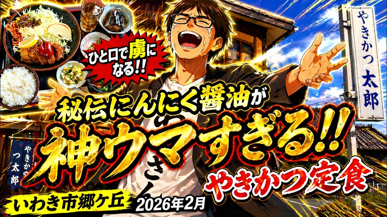 【やきかつ太郎】やきかつは人生の味≪いわき市郷ケ丘≫