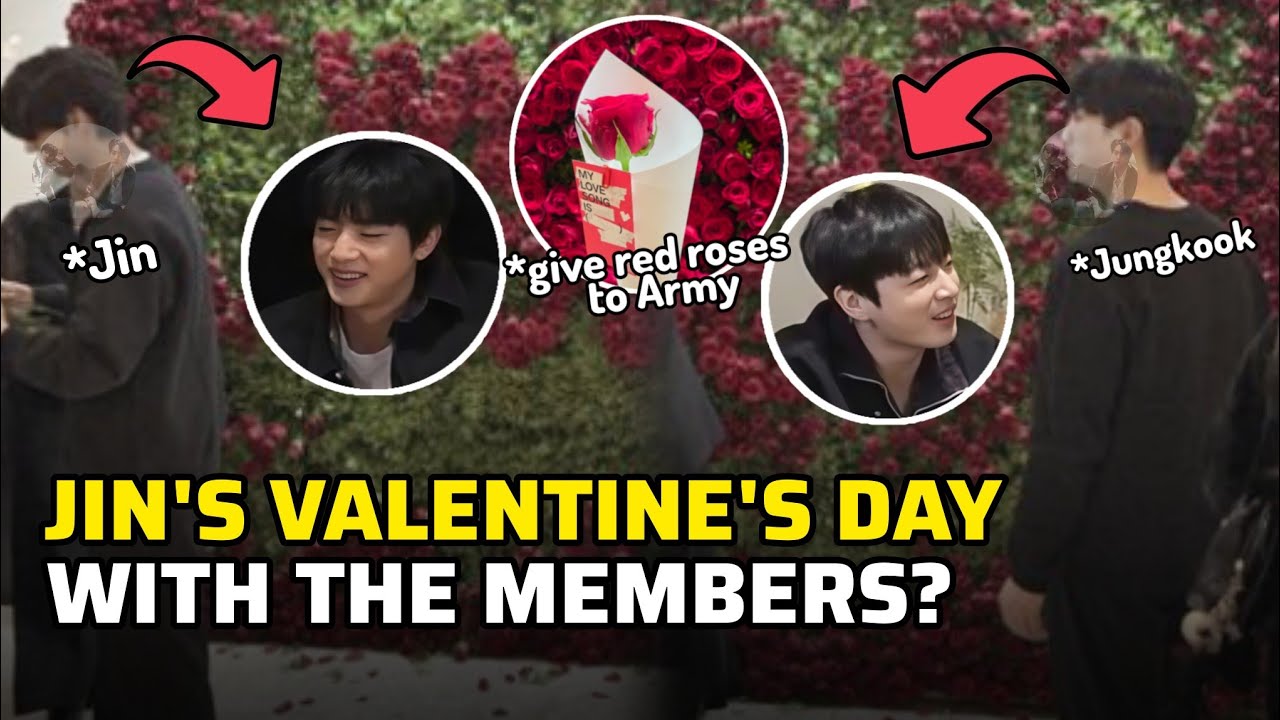 Jin Celebrates Valentine’s Day With The Members?! Hidden Comeback Clue Revealed!