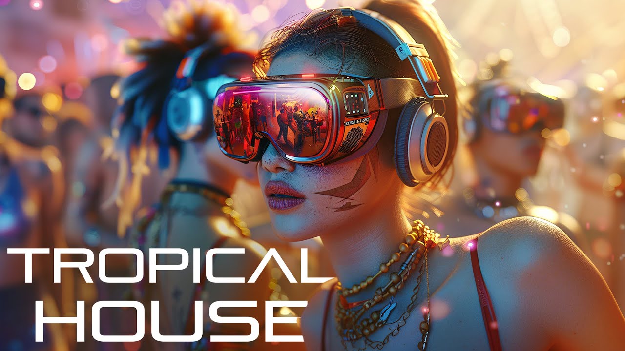 TROPICAL BEACH MIX 2024 | HOUSE TECHNO | AI Generated Music