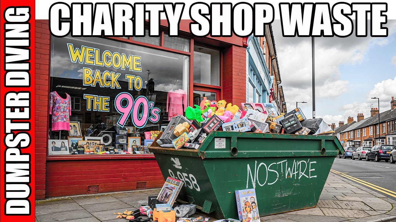 💰💸 INSANE CHARITIES THROW AWAY FANTASTIC DONATIONS! Dumpster Diving UK 🗑️🇬🇧