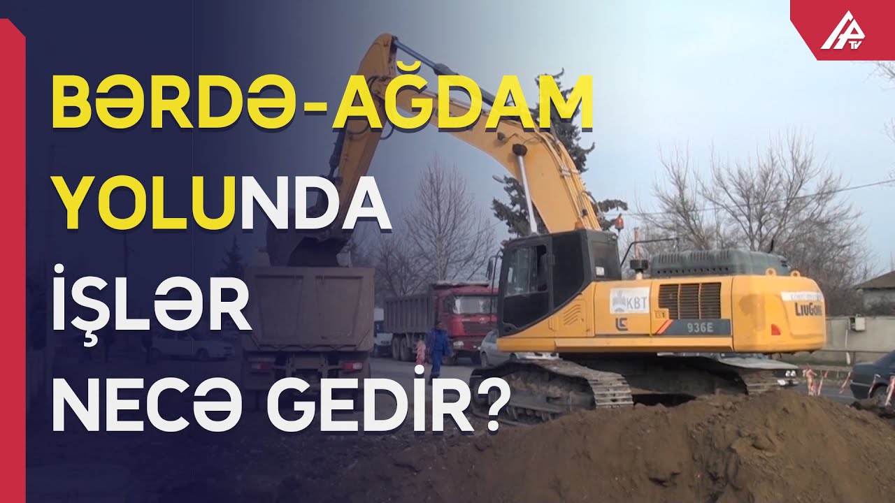 Ağdama yeni yol çəkilir