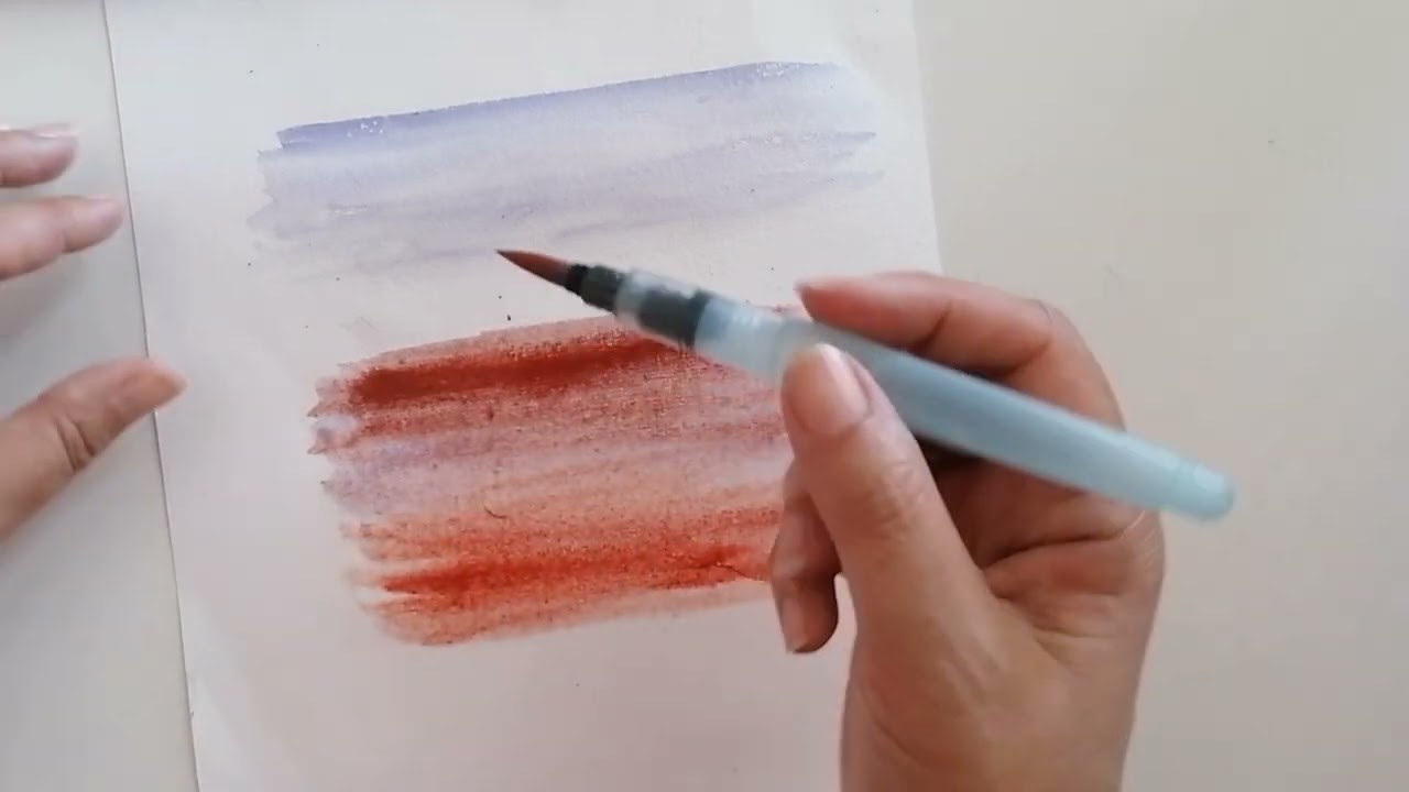 Il pennello ad acqua, cos'è e come lo uso #pennelloadacqua #waterbrush