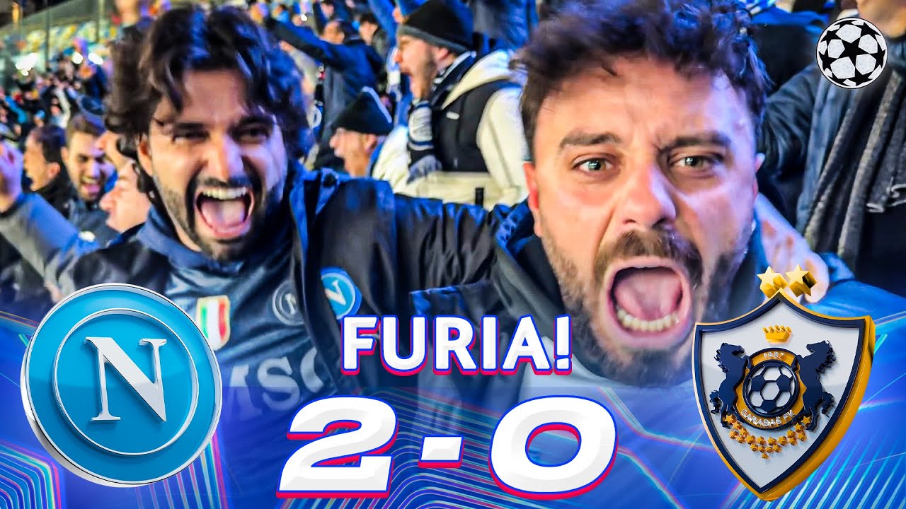 😤 FURIA!!! NAPOLI 2-0 QARABAG | LIVE REACTION NAPOLETANI AL MARADONA HD