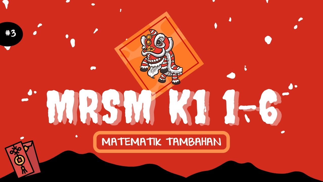 MRSM | Soalan 1 – 6 | SPM Trial 2021 Matematik Tambahan Kertas 1 (Full Solution)