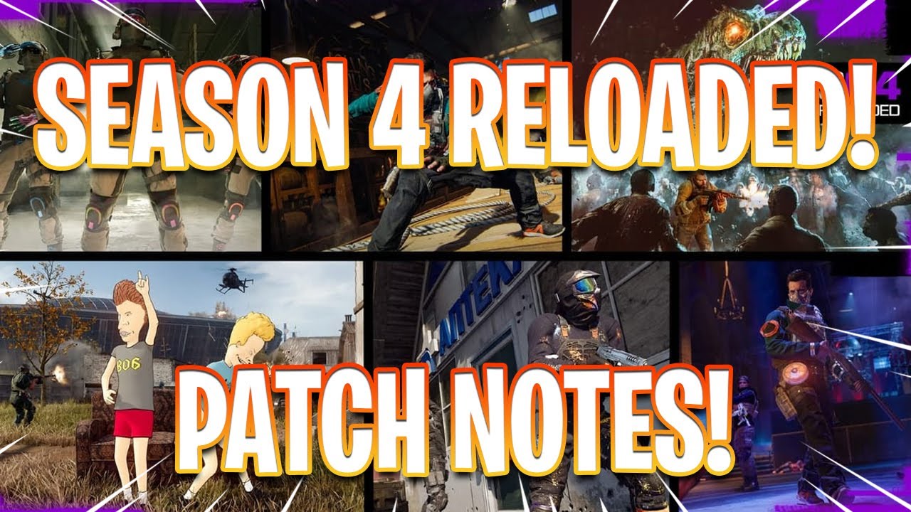 new WARZONE SEASON 4 RELOADED PATCH NOTES!