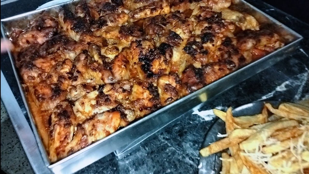 اجنحة الدجاج مشوية 👌🍗البنة ولا أروع ❤️✨