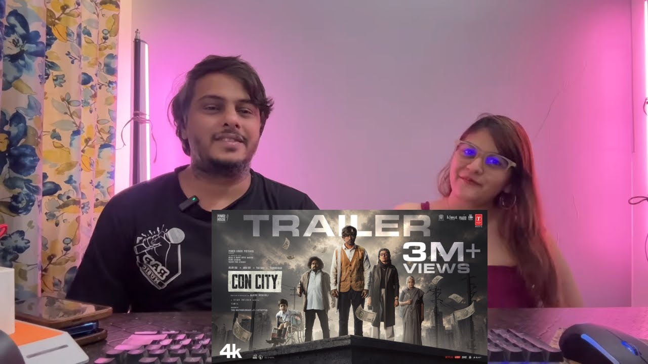 Con City Trailer Reaction 🔥😱 | Arjun Das | Anna Ben | Yogi Babu | Indian Reaction 🇮🇳
