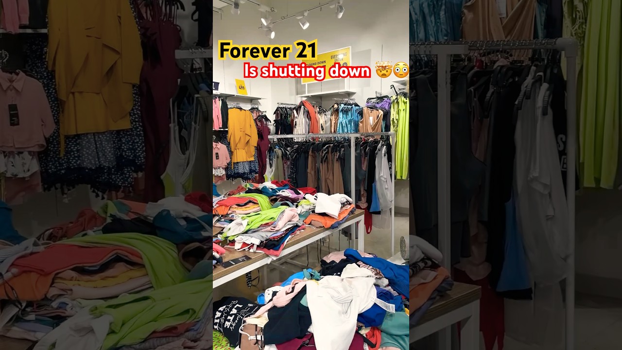 Forever 21 is shutting down 😳crazy sale🤯#fashion #sale #forever21 #haul #trending #viralshorts