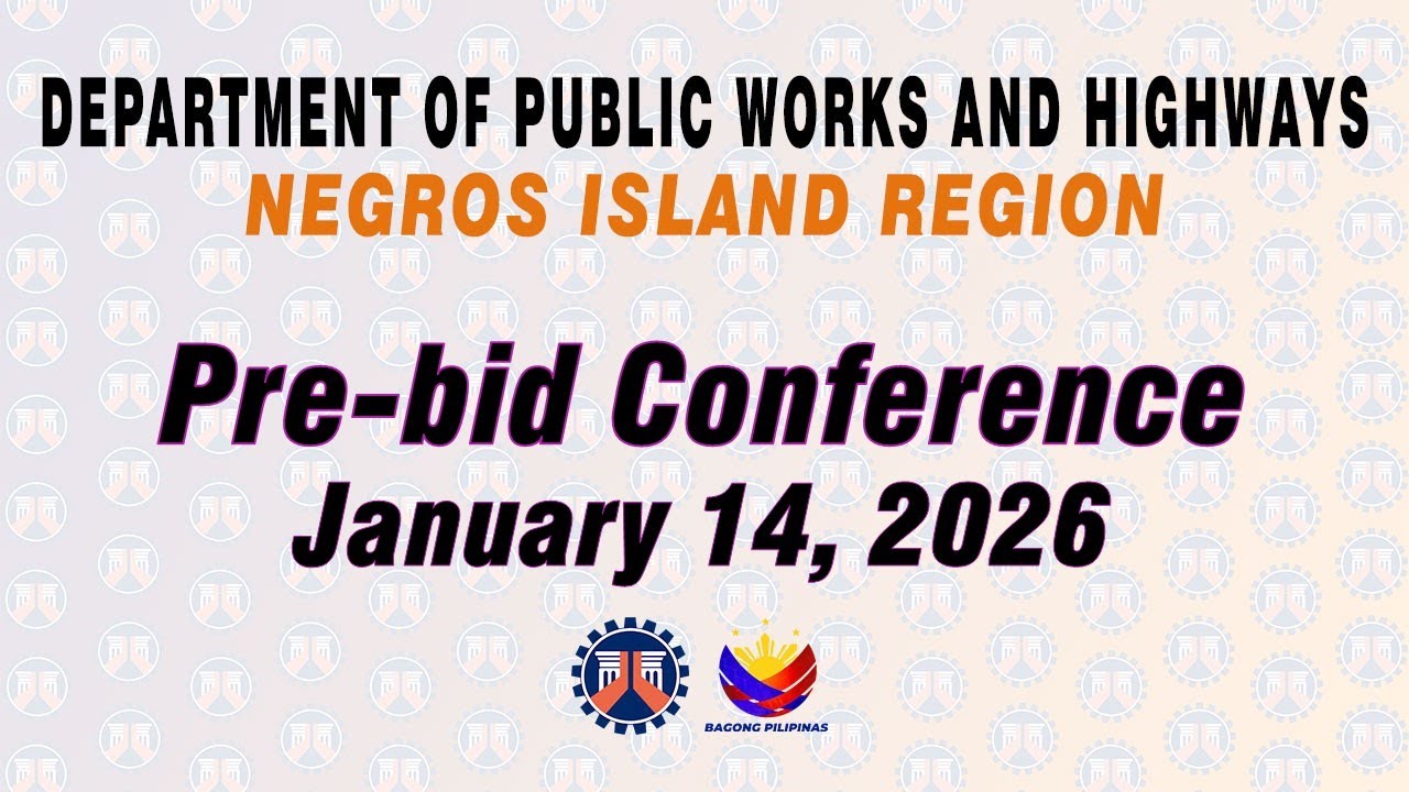 Procurement Livestream for DPWH Negros Island Region on January 14, 2025