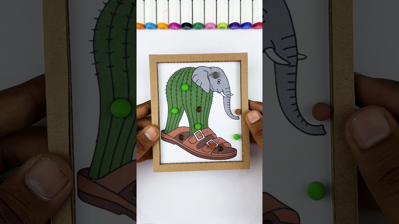 Italian Brainrot Lirili Larila Cardboard Pinball Puzzle 💡Brainrot New Puzzle DIY #diy