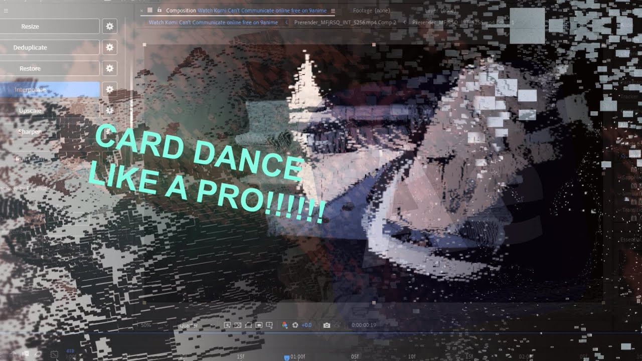 HOW TO CARD DANCE // AFTER EFFECTS