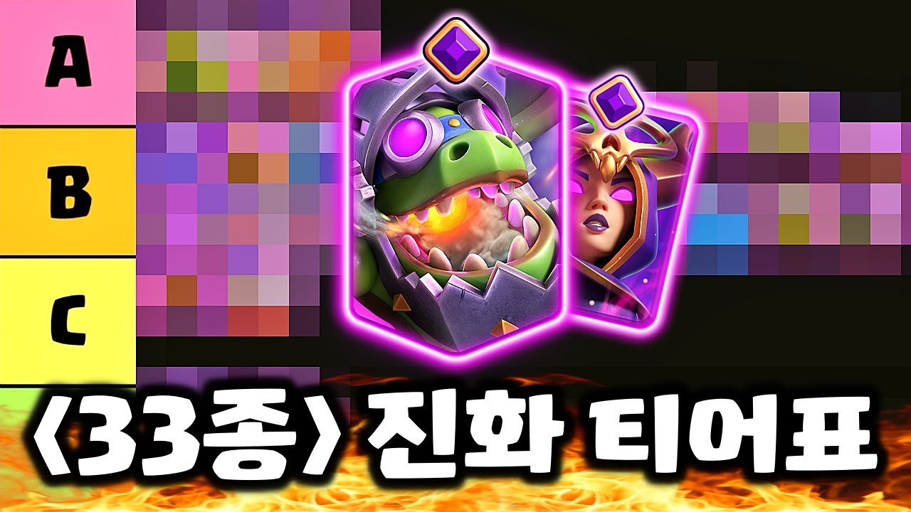 「33종 : 진화 카드 티어표」 과연 밸런스가 좋아지고 있는걸까?!