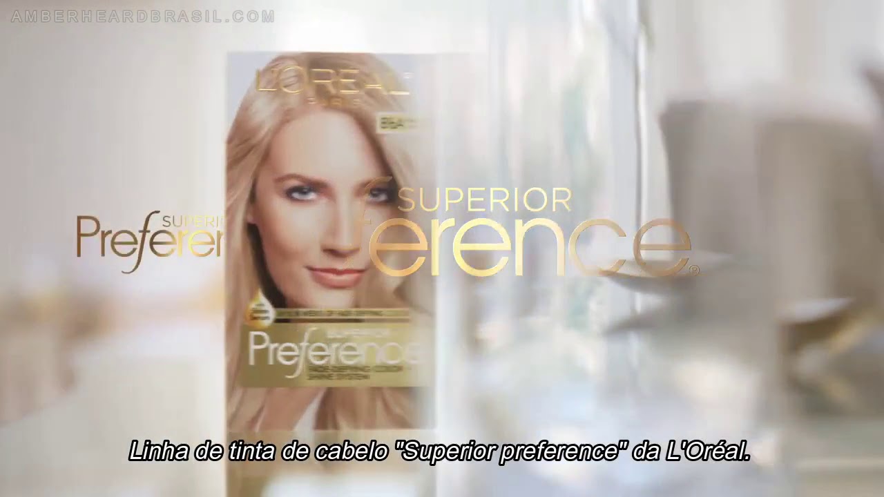 Amber Heard para o comercial 