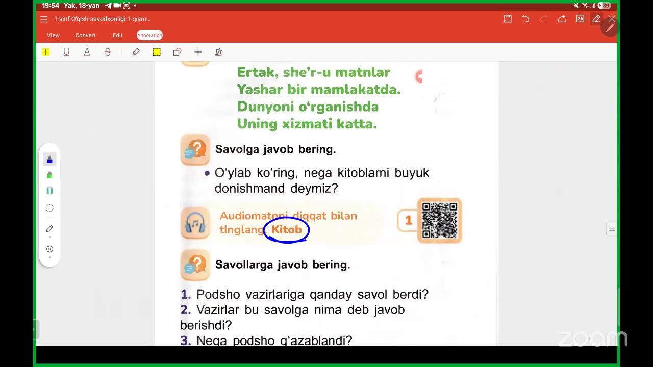 Nasiba Abdullayeva's Zoom Meeting