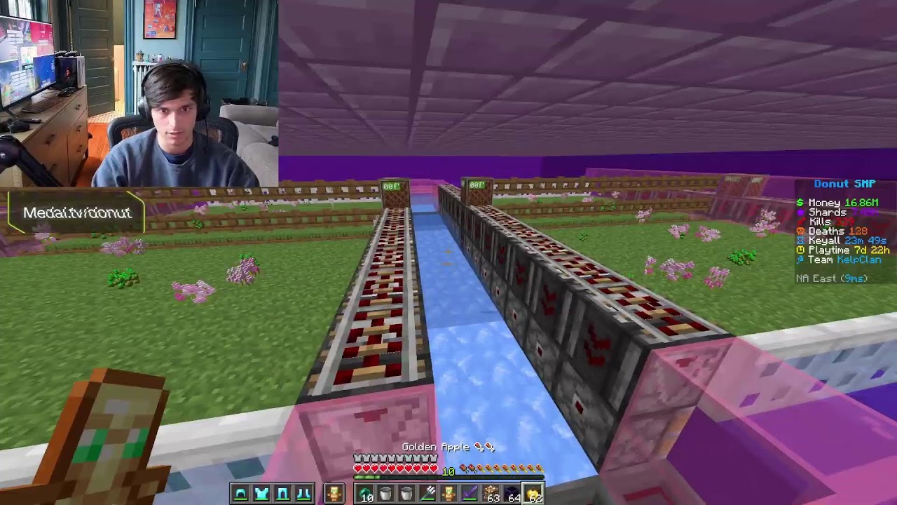 Building Pink Petal Farm on Donut SMP (NEW META)